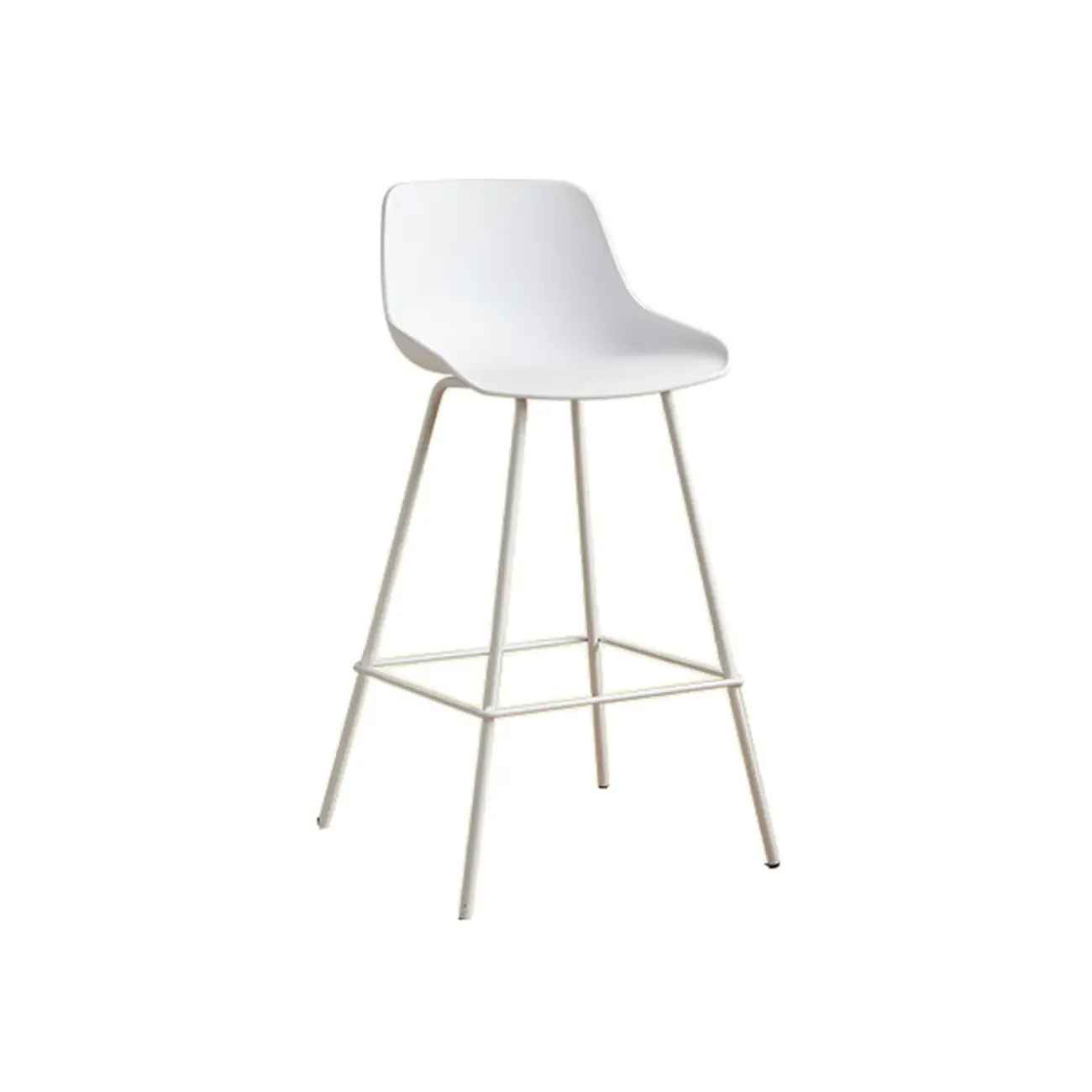 Modern Minimalist Metal Sleek Design Bar Stool