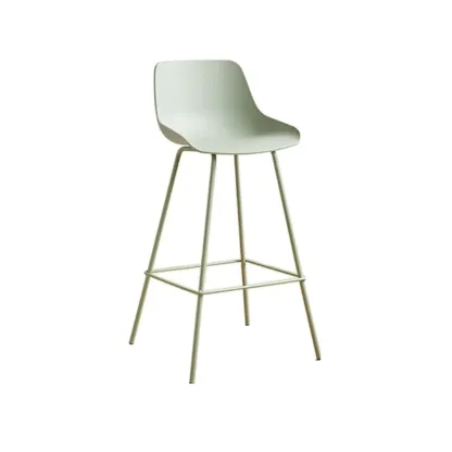 Modern Minimalist Metal Sleek Design Bar Stool
