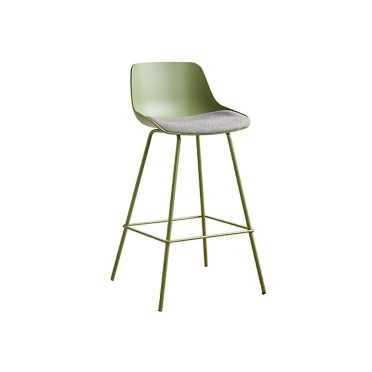 Modern Minimalist Metal Sleek Design Bar Stool