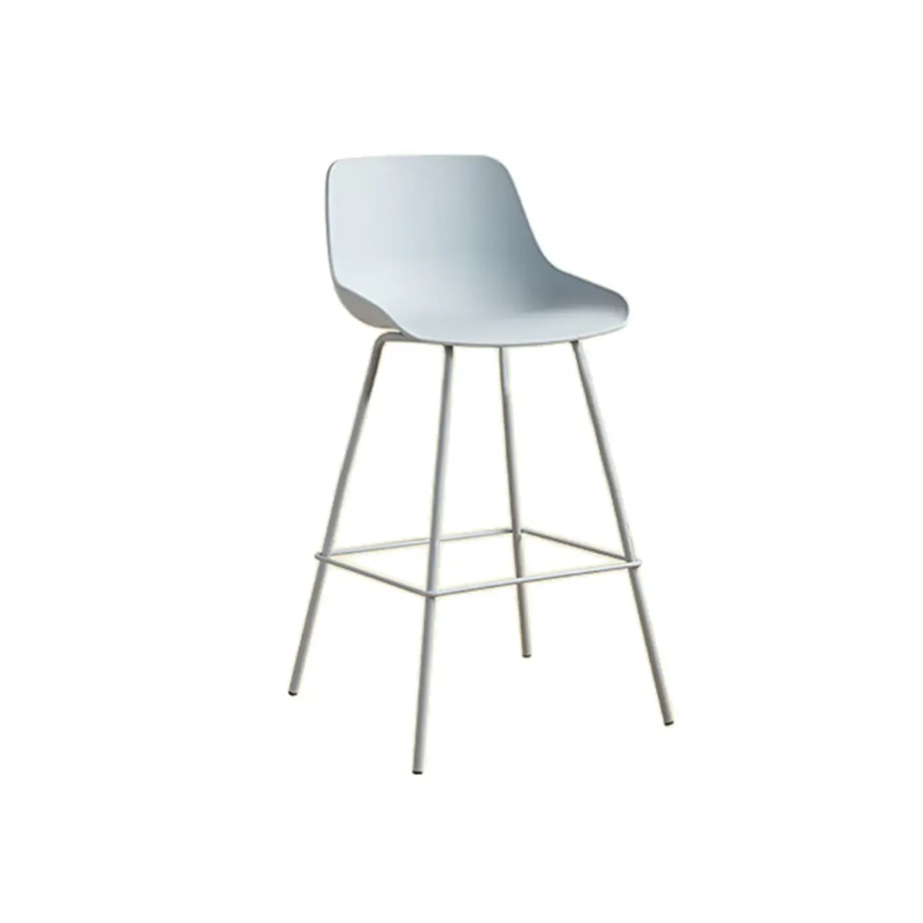 Modern Minimalist Metal Sleek Design Bar Stool