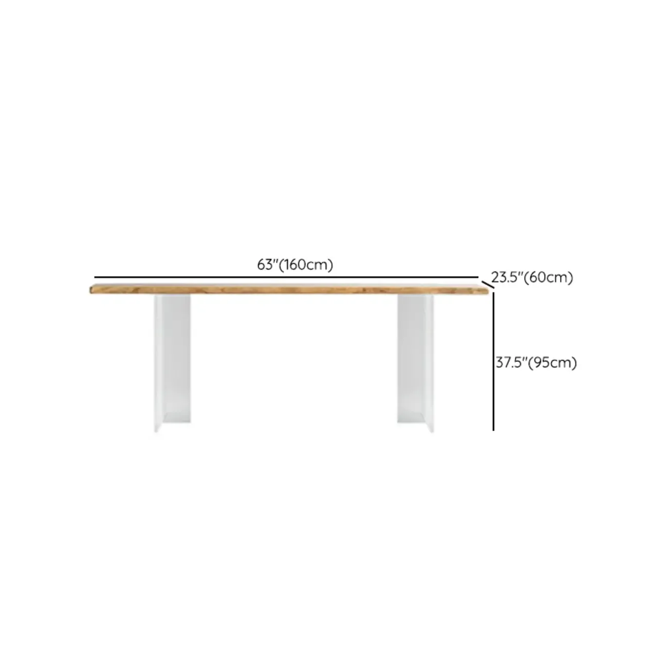 Scandinavian Clear Plastic Base Bar Tables with Wooden Top Image - 14