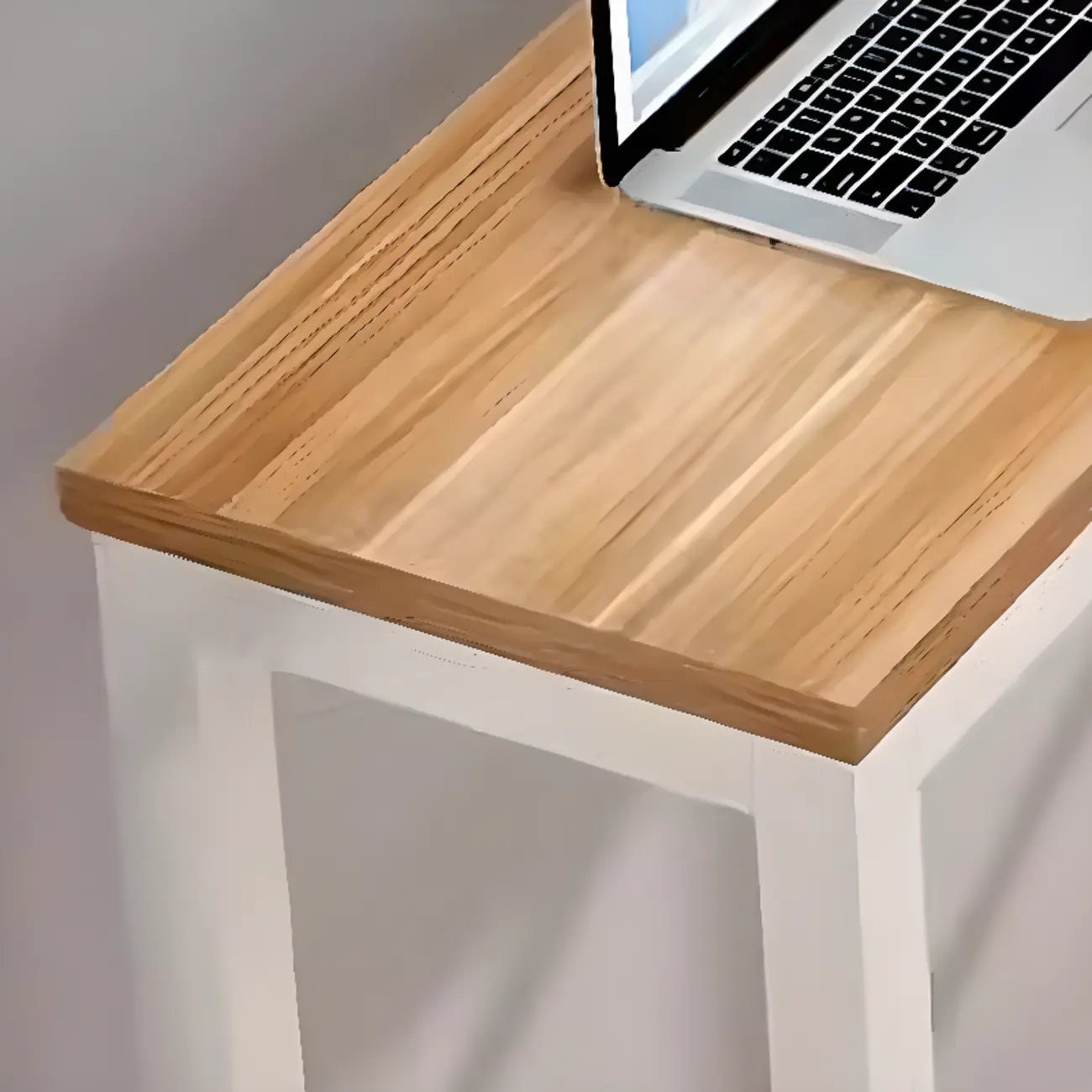 Grey Rectangle Wood Metal Footrest Bar Tables Image - 6 | homeyfad