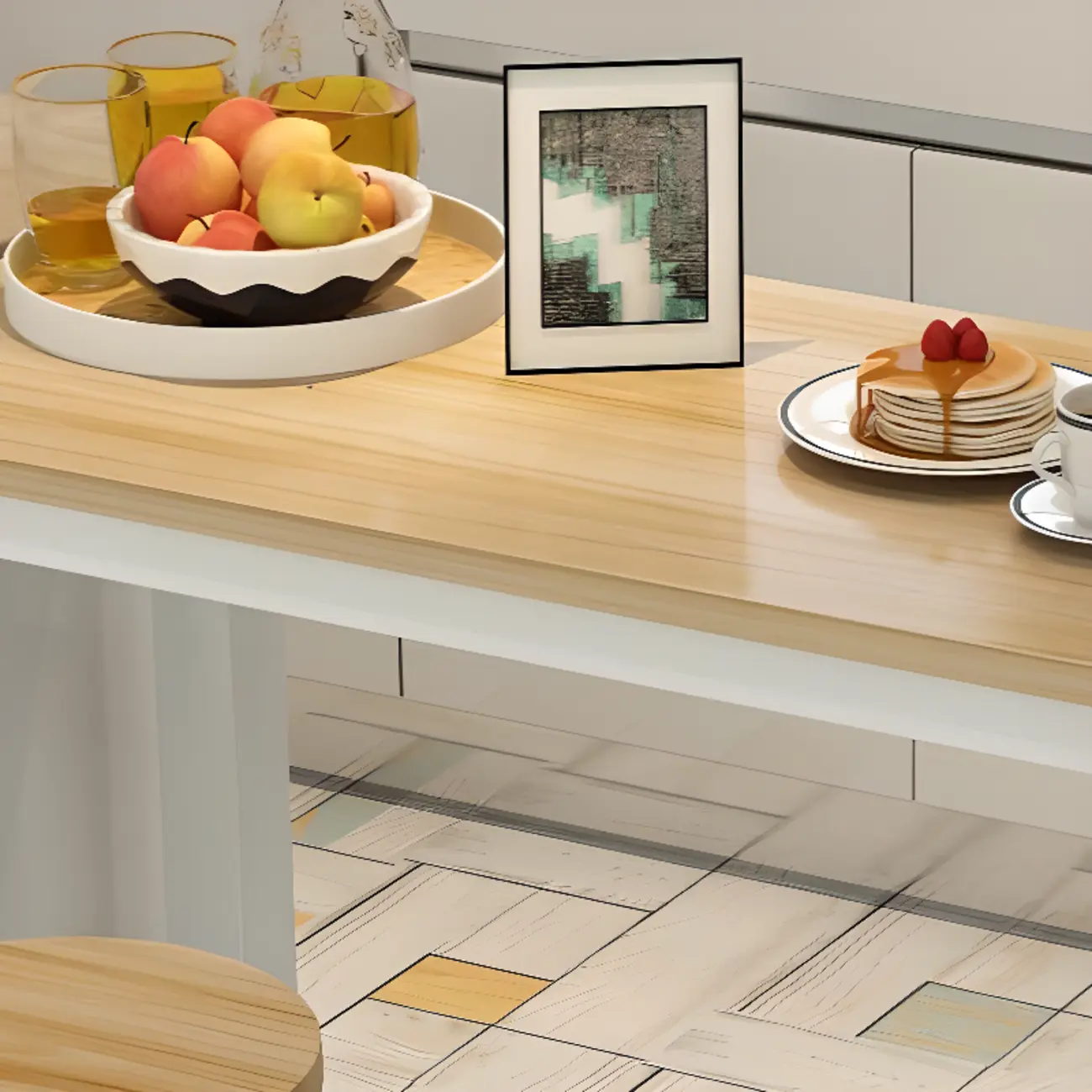 Modern Black-White Metal Structure Bar Tables Image - 7 | homeyfad