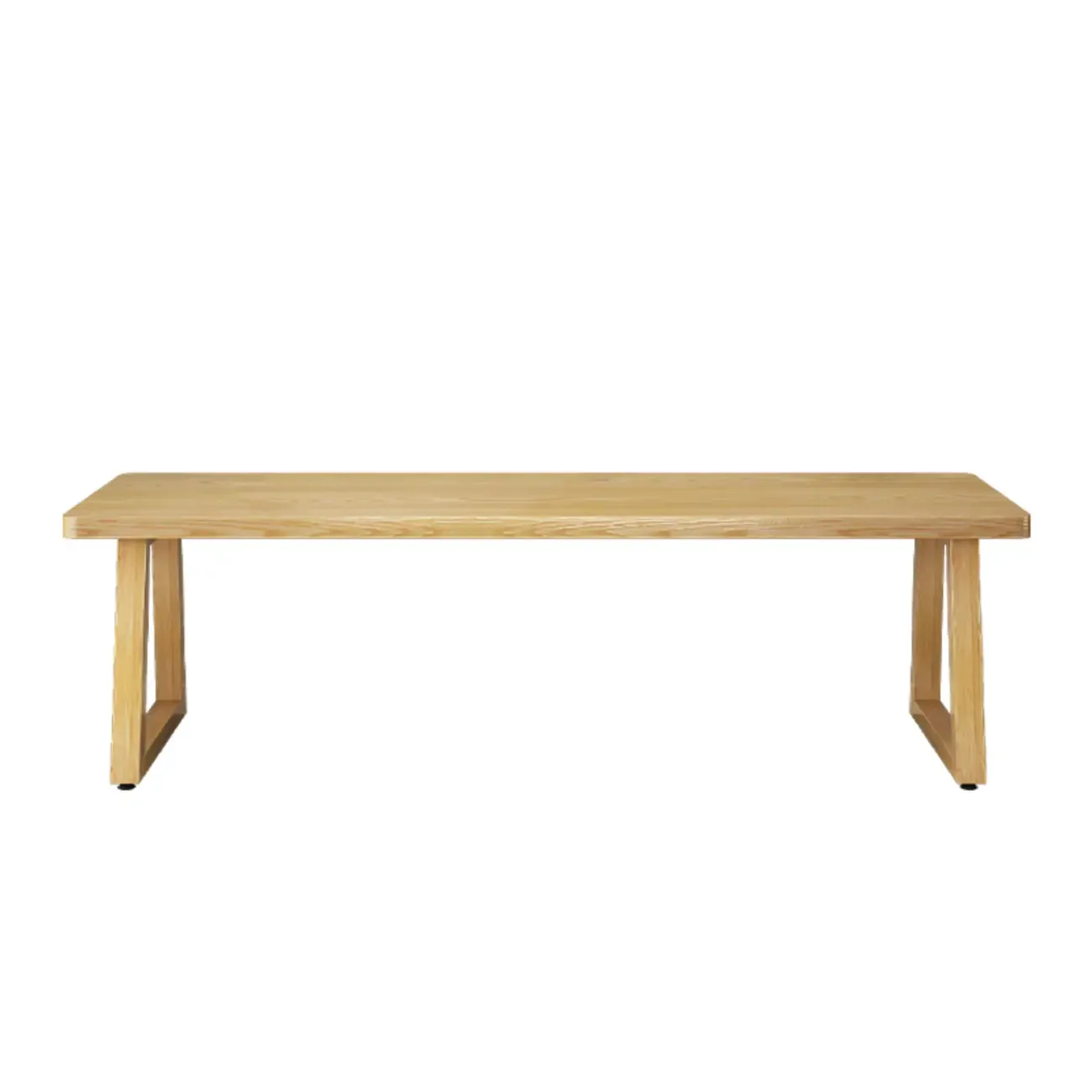 Durable Natural Wooden Timber Office Desk for Home Image - 4