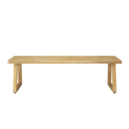 Durable Natural Wooden Timber Office Desk for Home Image - 4