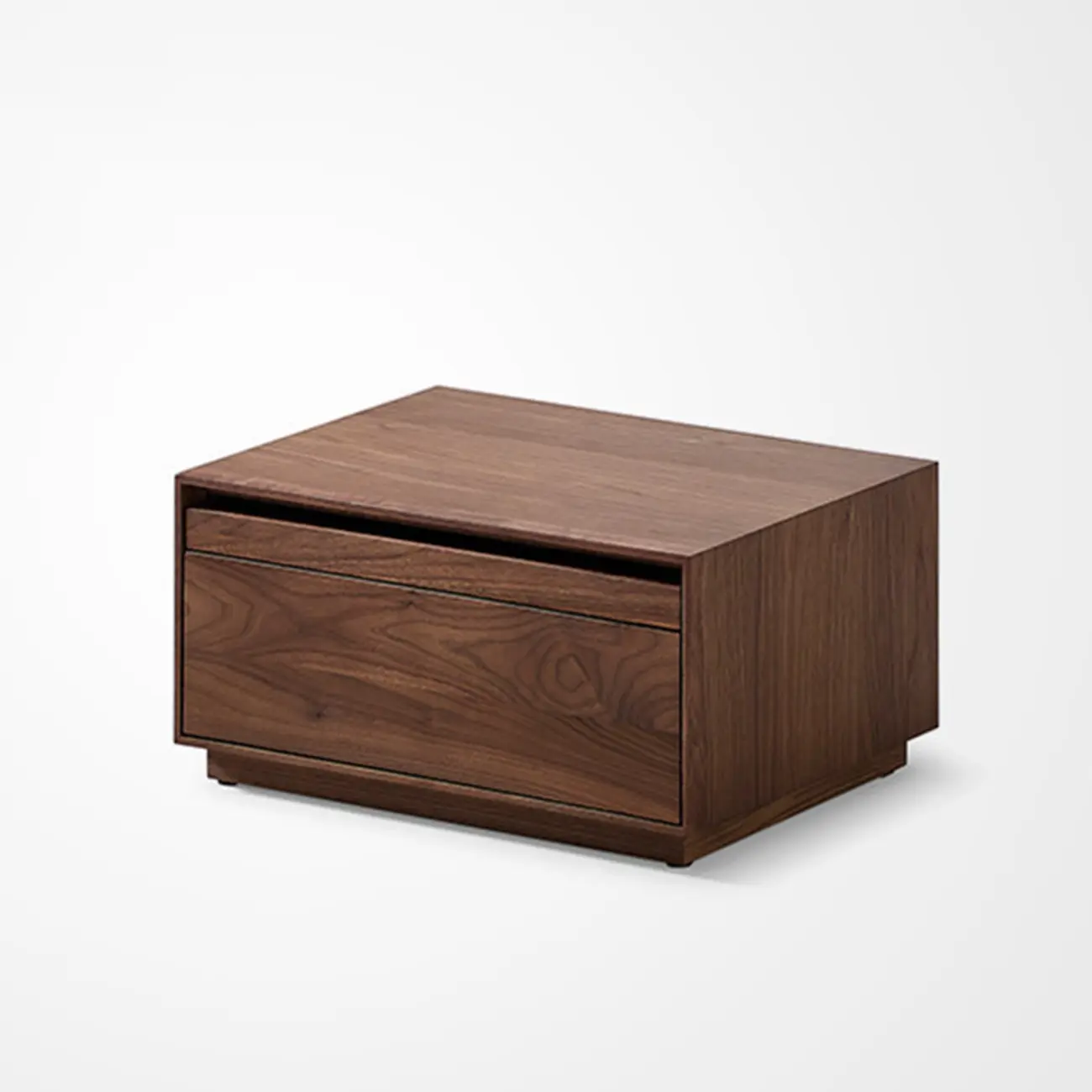 Scandinavia Solid Wood Two-Drawer Storage Nightstand Image - 8 | homeyfad