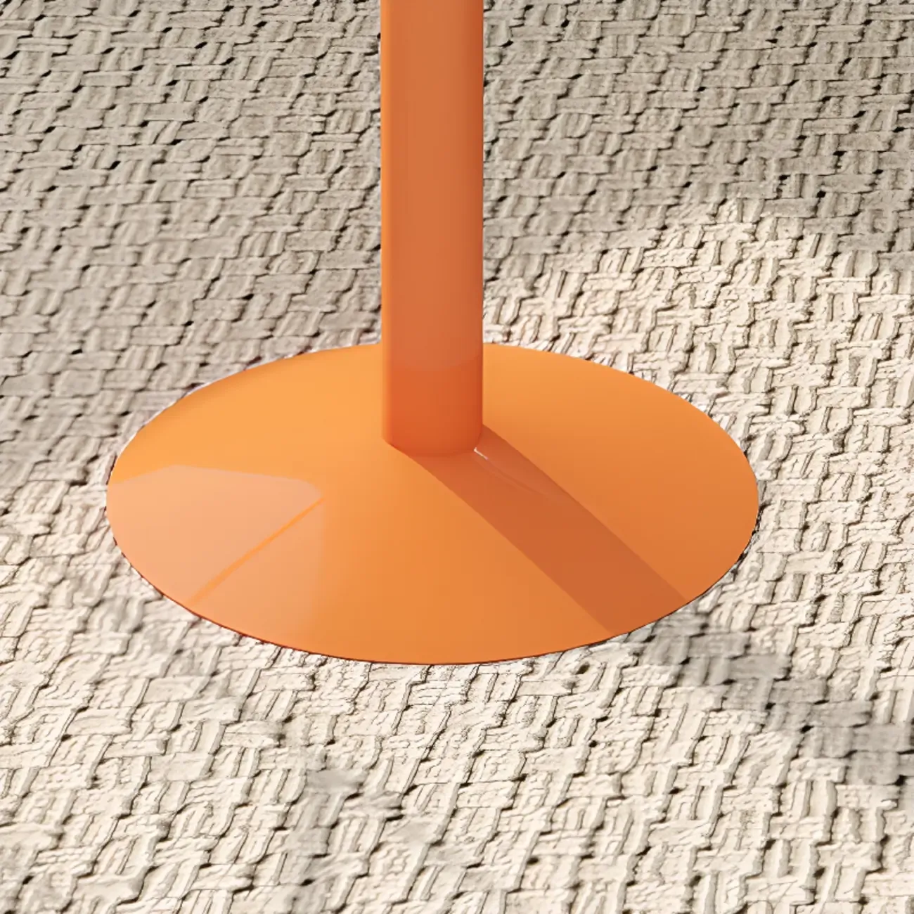 Modern Black Orange Orbicular Shelf Bar Tables Image - 14