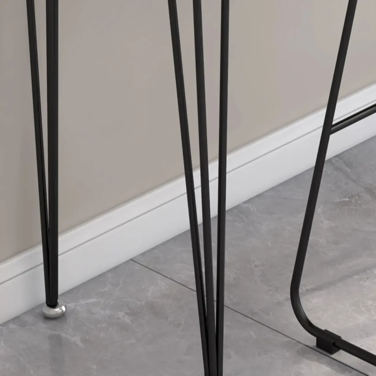Modern White Wooden Minimalist Design Bar Tables Image - 8