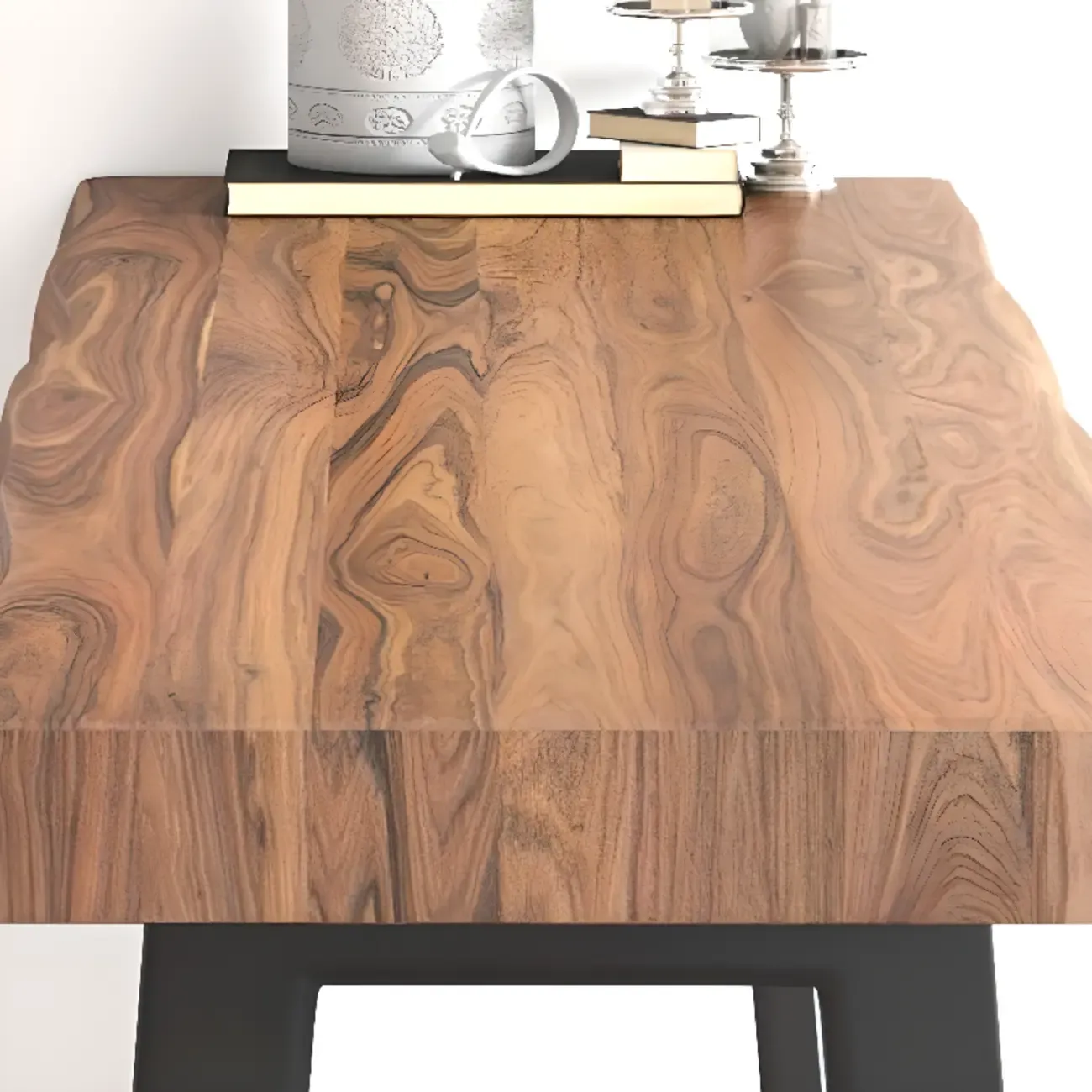 Scandinavian Natural Wood Sled Base Bar Tables Image - 9