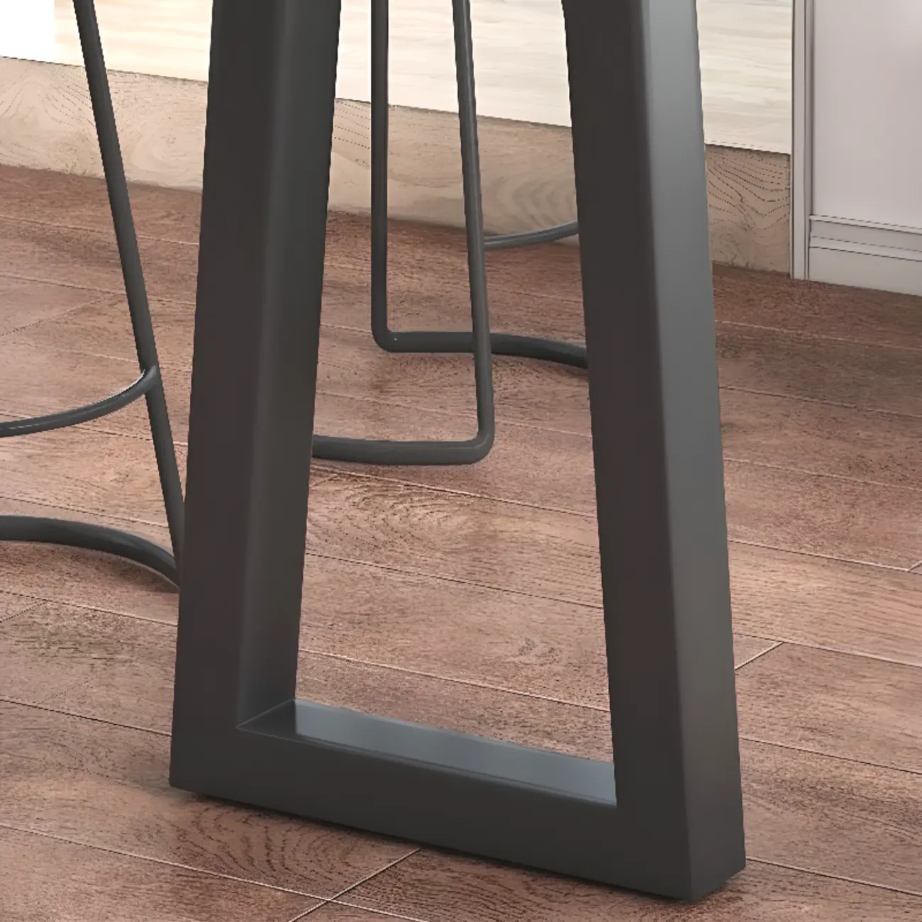 Scandinavian Natural Wood Sled Base Bar Tables Image - 11 | homeyfad