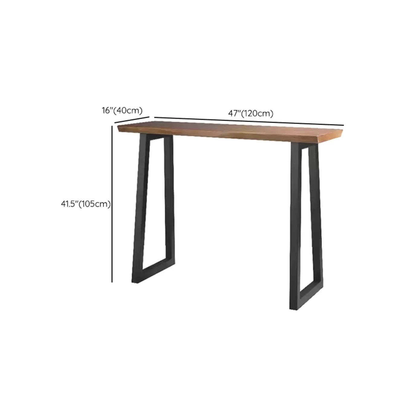 Scandinavian Natural Wood Sled Base Bar Tables Image - 13