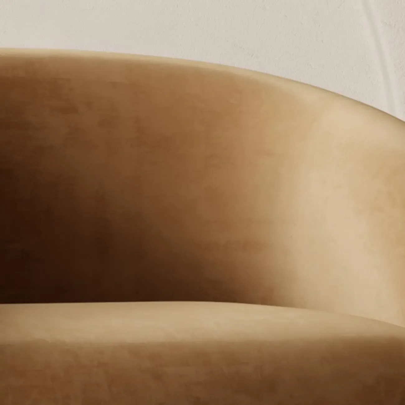 Durable Flannel Barrel Accent Chair for Living Room Image - 9