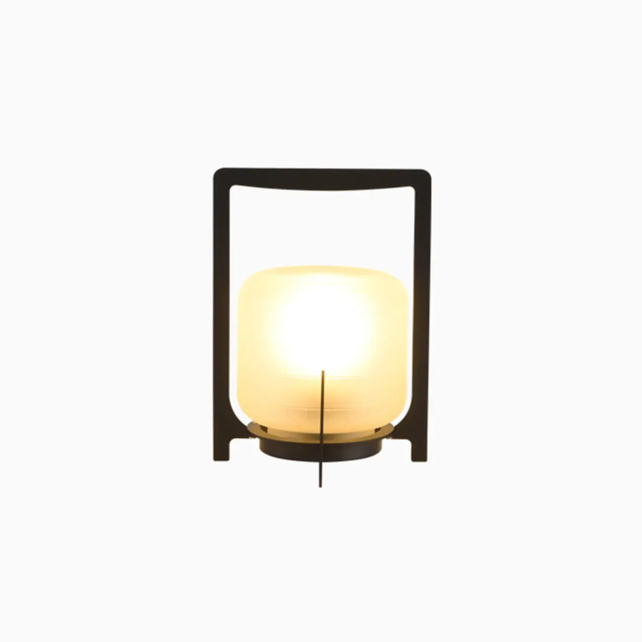 Portable Glass Lantern Outdoor Post Lights | homeyfad