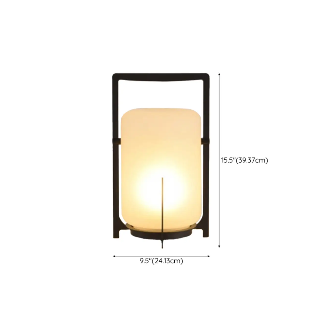 Portable Glass Lantern Outdoor Post Lights | homeyfad