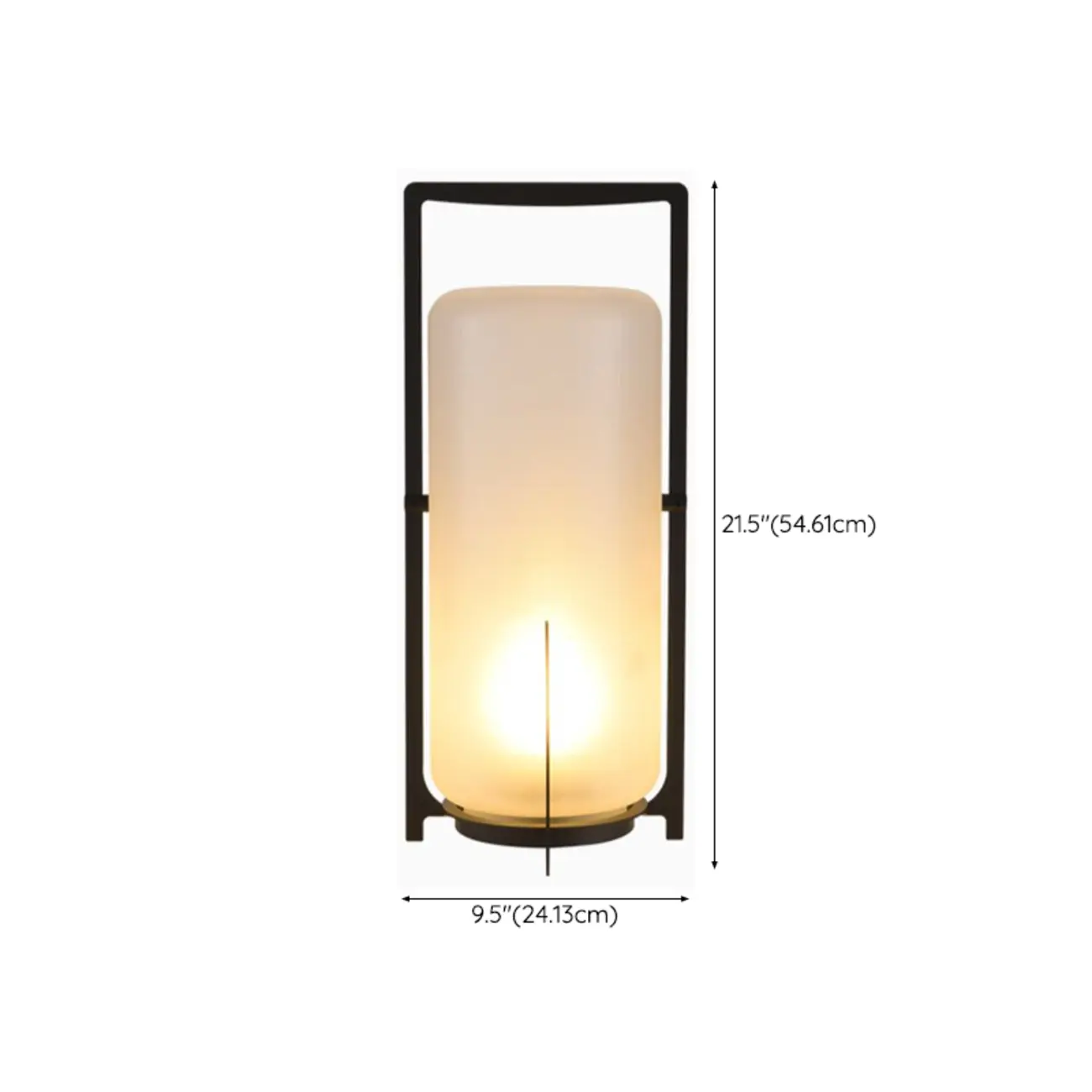 Portable Glass Lantern Outdoor Post Lights | homeyfad