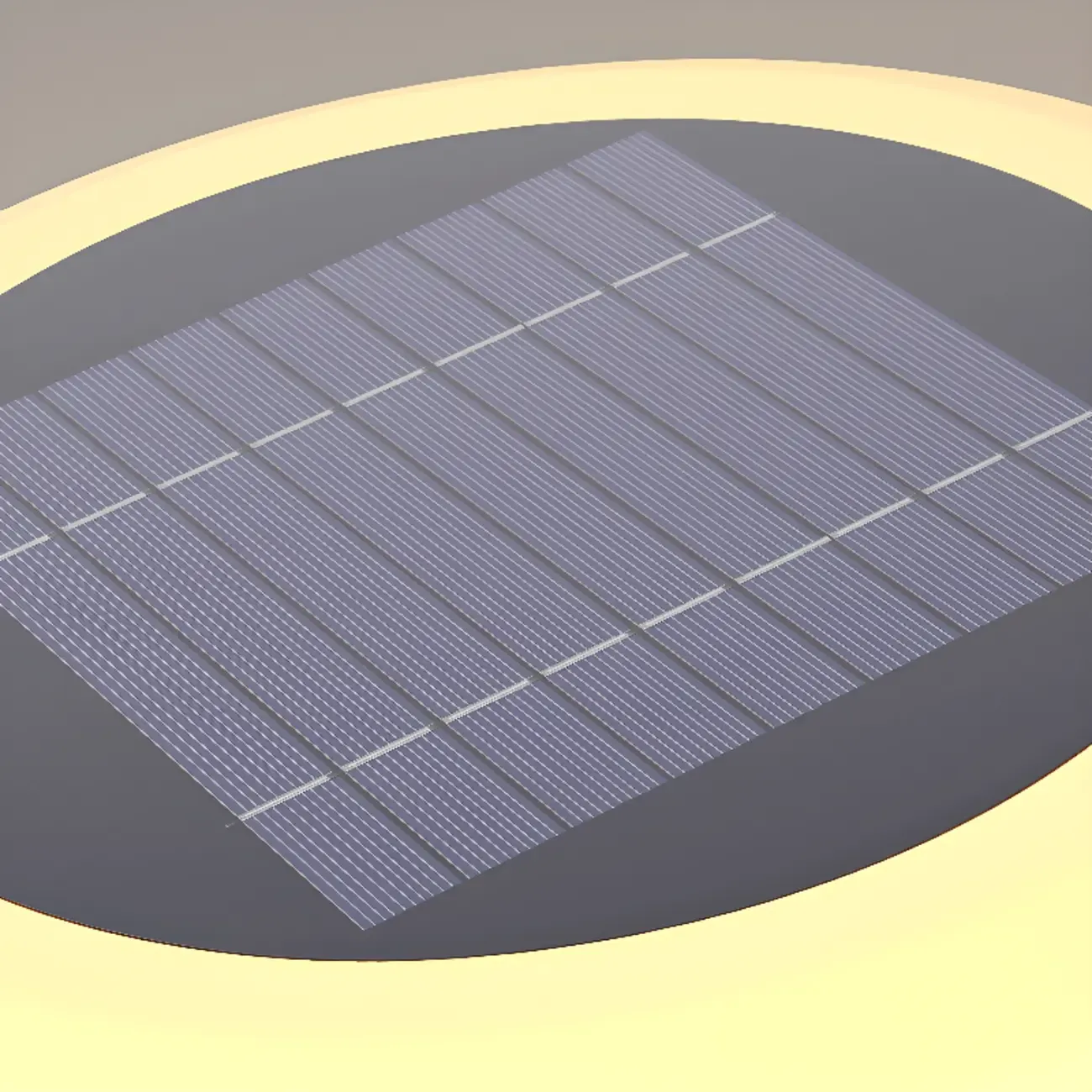 Modern 4-Layer Shadeless Solar Post Cap Light Image - 7