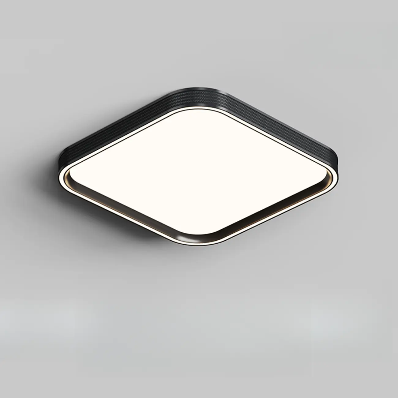 Simple Geometric Flush Mount Ceiling Light for Living Room Image - 3 | homeyfad