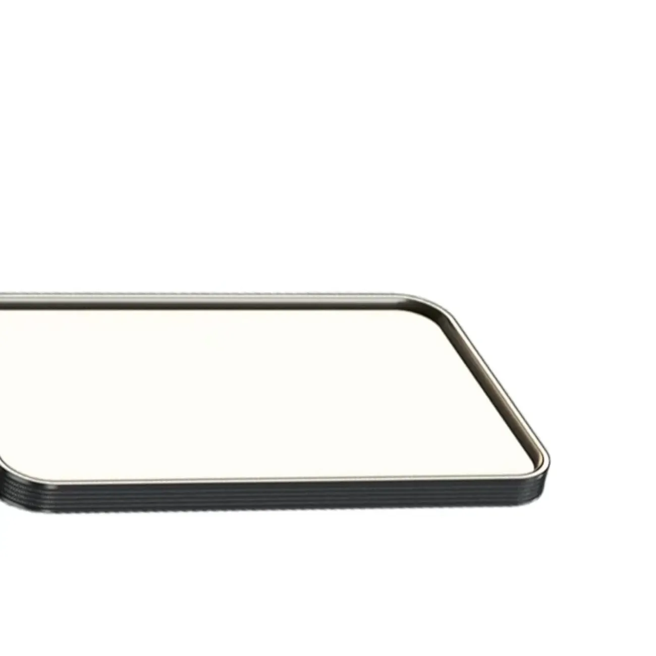 Simple Geometric Flush Mount Ceiling Light for Living Room Image - 9