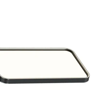 Simple Geometric Flush Mount Ceiling Light for Living Room Image - 9