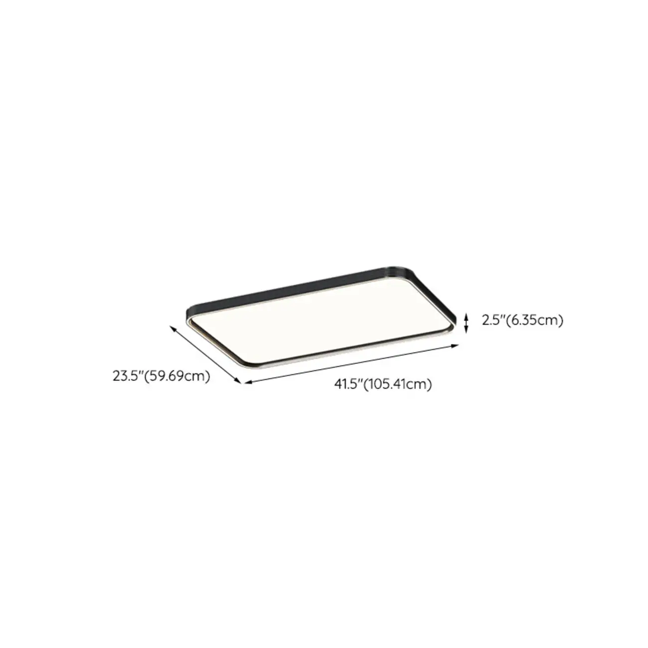 Simple Geometric Flush Mount Ceiling Light for Living Room Image - 12 | homeyfad