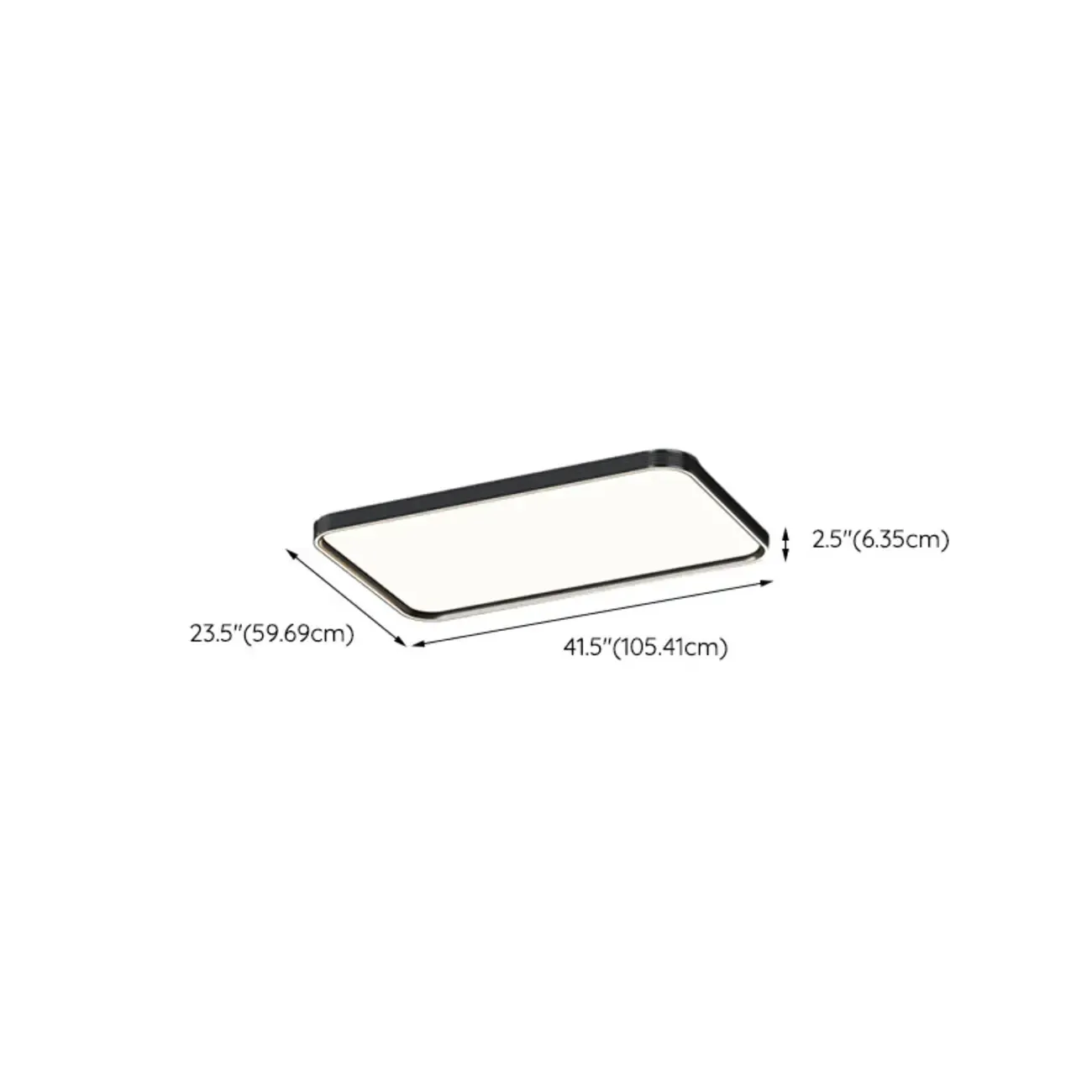 Simple Geometric Flush Mount Ceiling Light for Living Room Image - 12