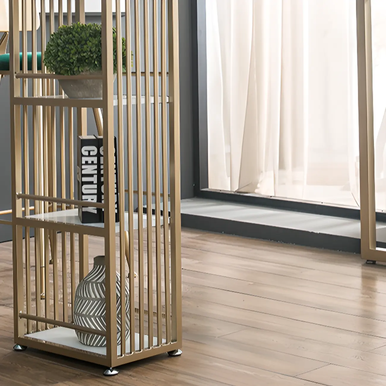 Modern Rectangle Wood Pub Table with 3 Shelves for Home Bar Image - 10 | homeyfad