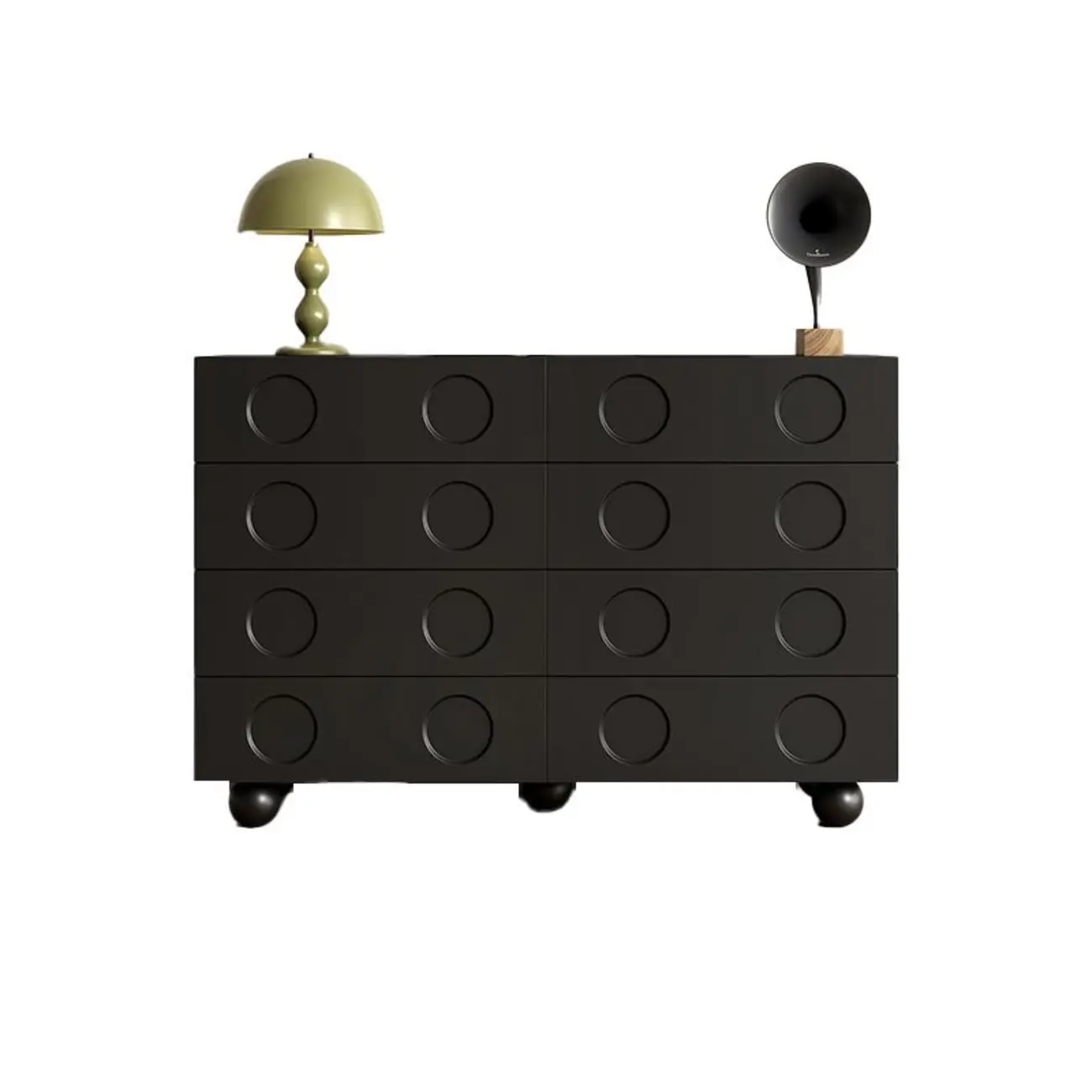 Trendy Midnight Black Lumber Storage Chest for Living Room Image - 12 | homeyfad