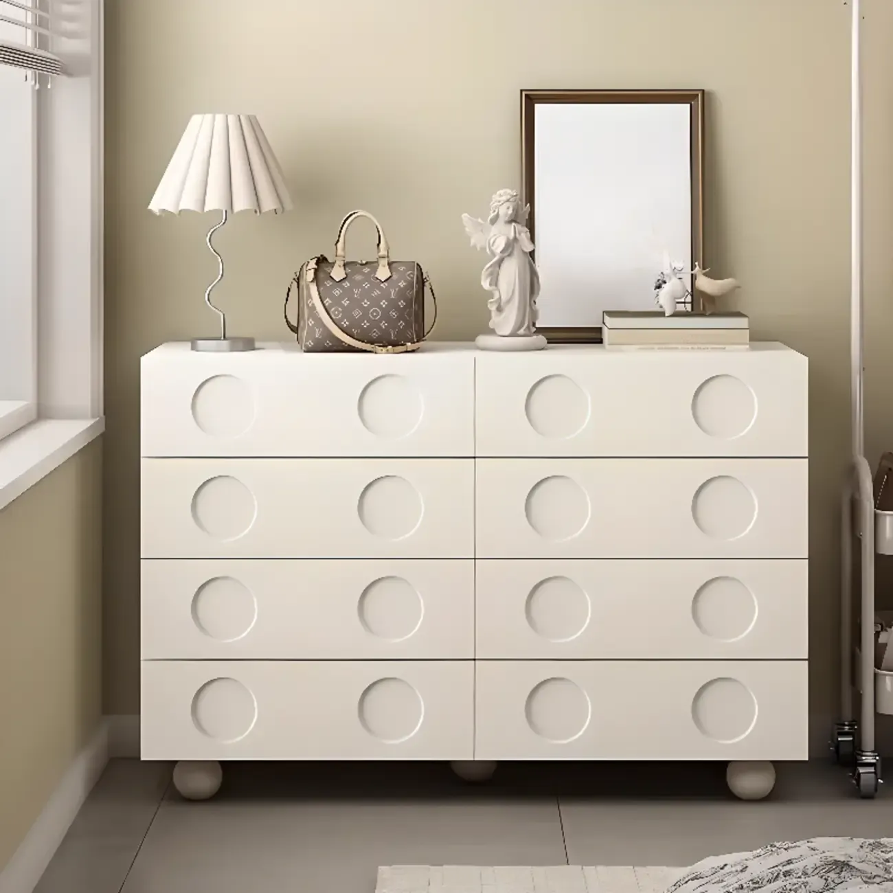 Trendy Midnight Black Lumber Storage Chest for Living Room Image - 8