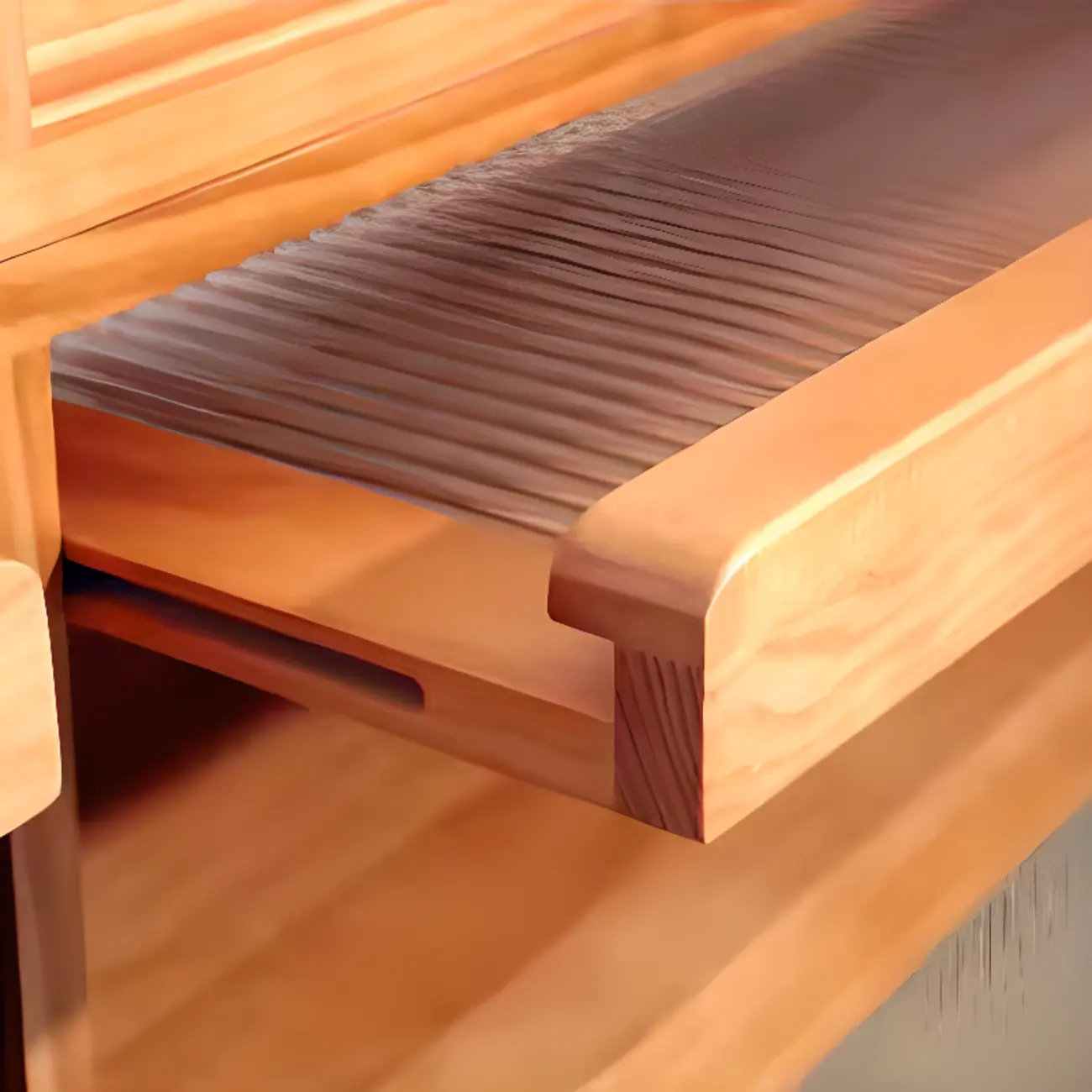 Modern Versatile Natural Wood Sliding Glass Door Storage Cabinet Image - 8 | homeyfad