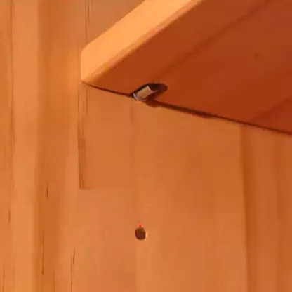 Modern Versatile Natural Wood Sliding Glass Door Storage Cabinet Image - 9