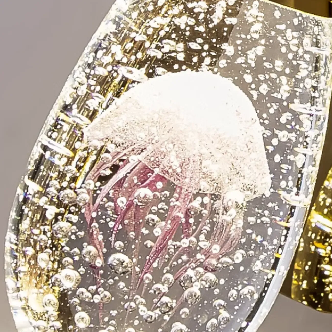 Modern Brass Wall Sconce with Glass Shade for Living Room Image - 12