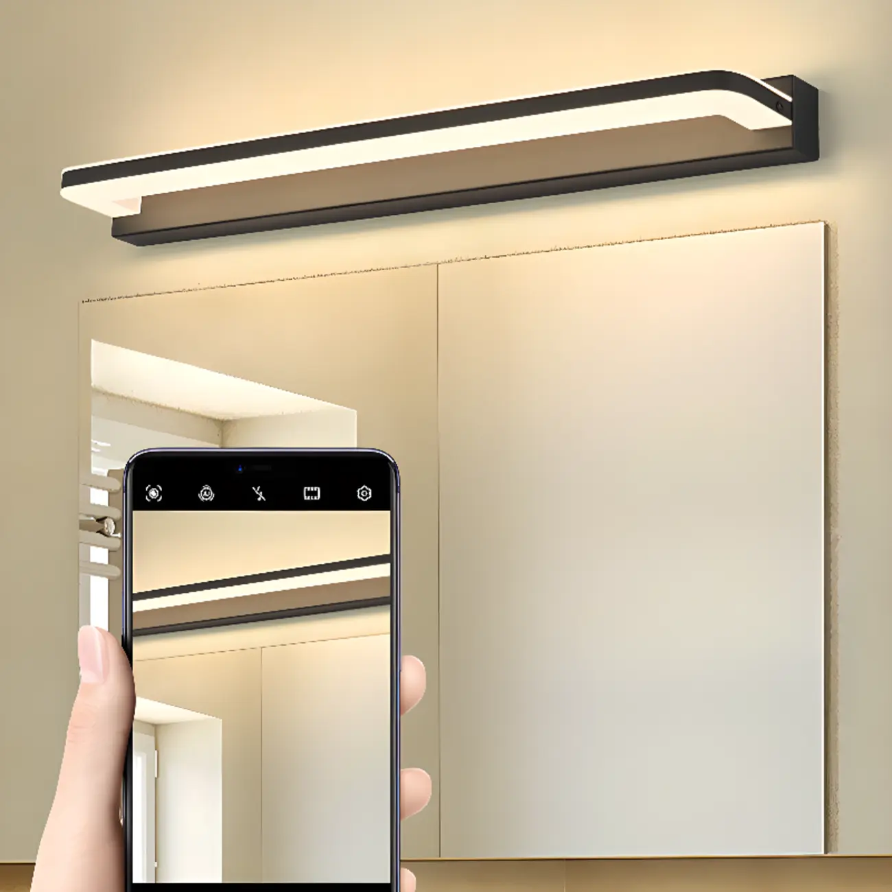 Modern Metal LED Bathroom Vanity Light Fixtures | homeyfad