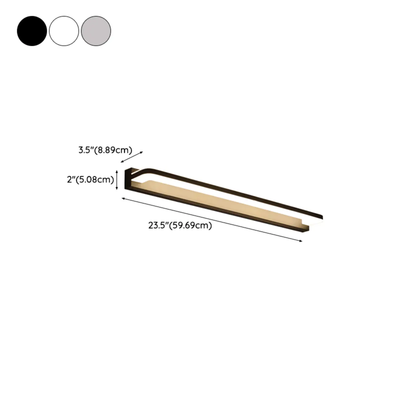 Modern Metal LED Bathroom Vanity Light Fixtures | homeyfad