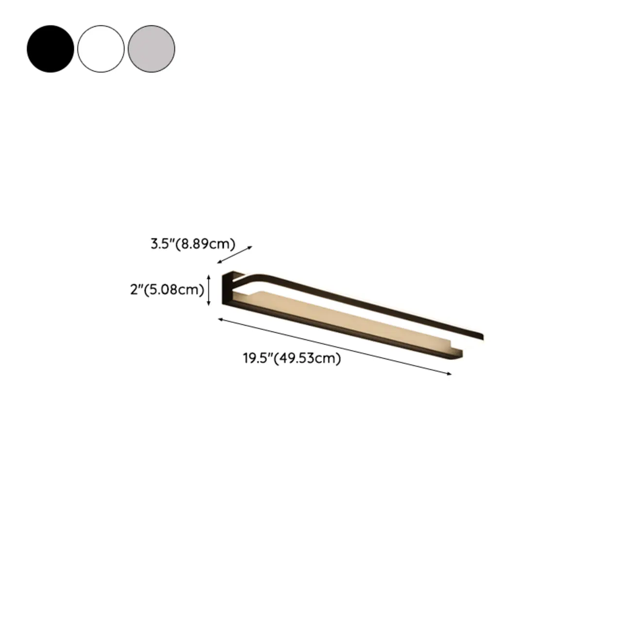 Modern Metal LED Bathroom Vanity Light Fixtures | homeyfad