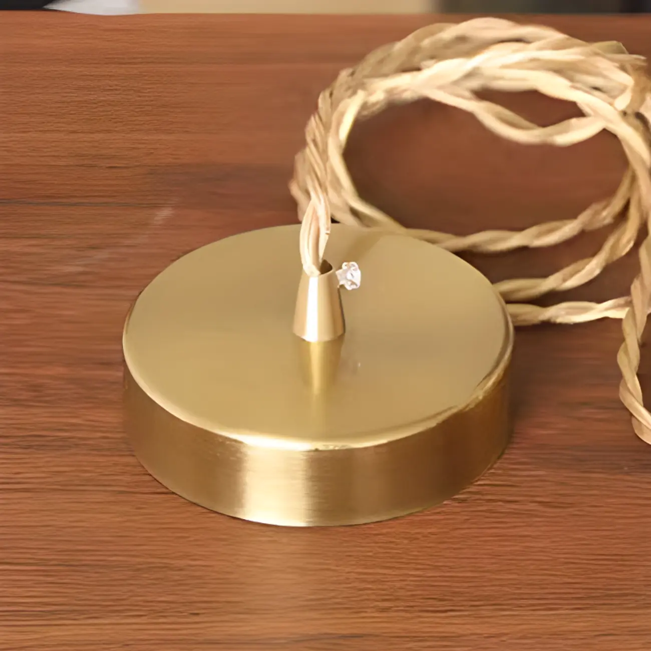 Minimalist Tapered Clear Glass Brass Pendant Light  Image - 7 | homeyfad