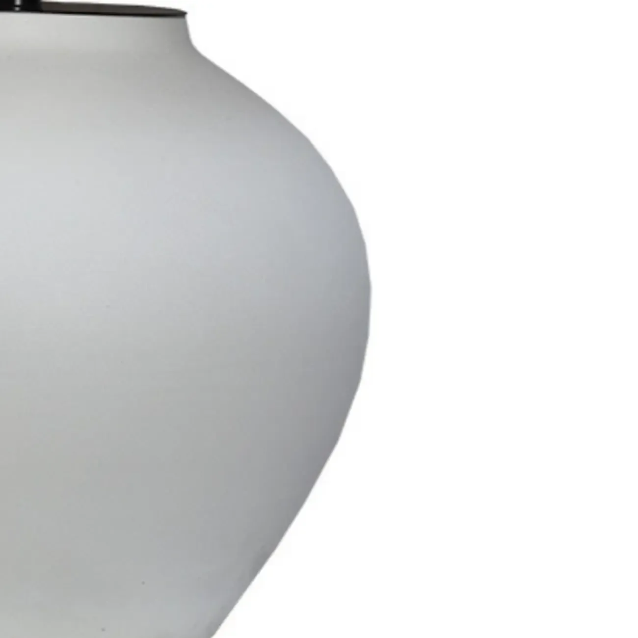 Simple Modern Ceramic Yellow LED Table Lamp in Fabric Shade  Image - 9