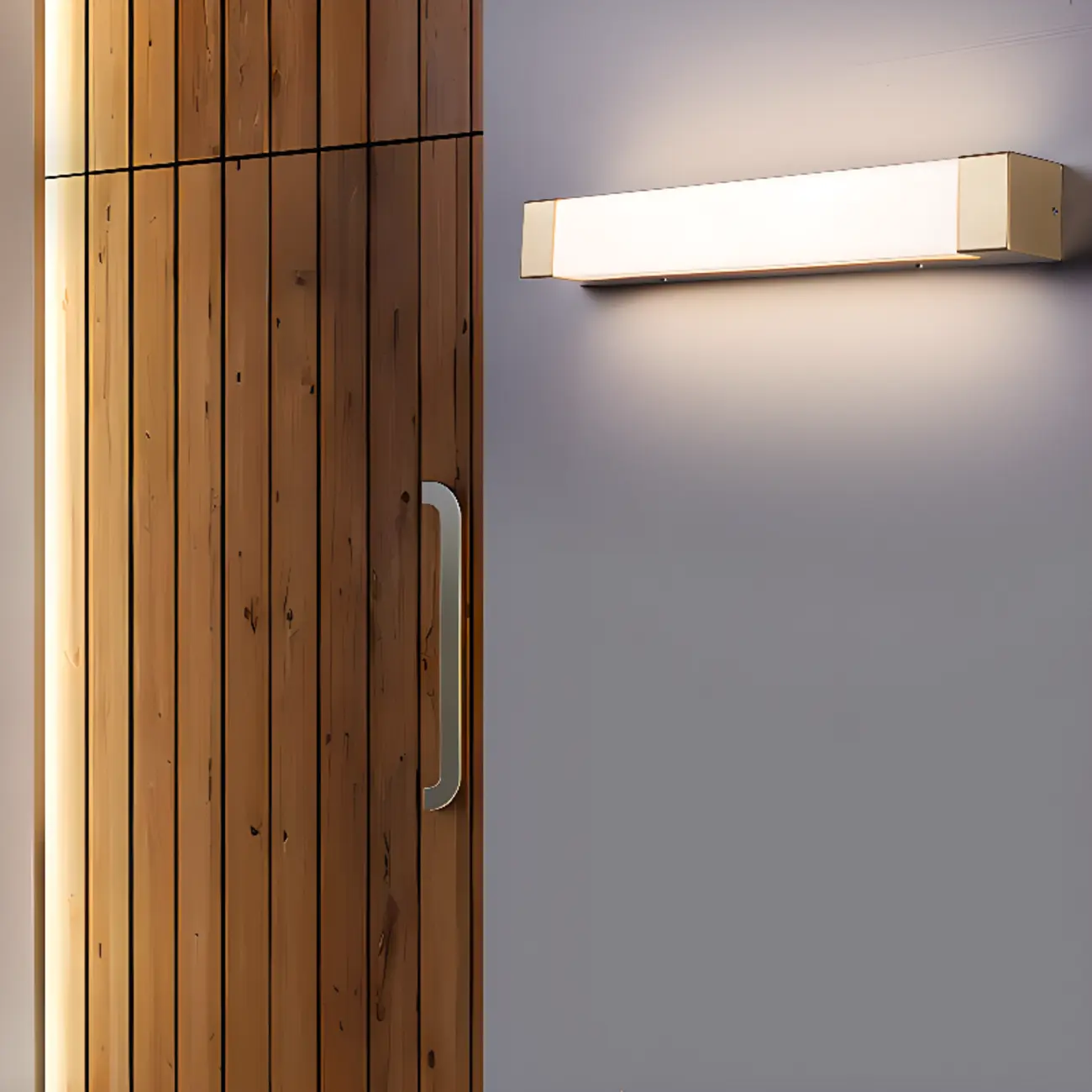 Third Gear Dimming Polymer Shade Outdoor Steel Wall Sconce Image - 2 | homeyfad