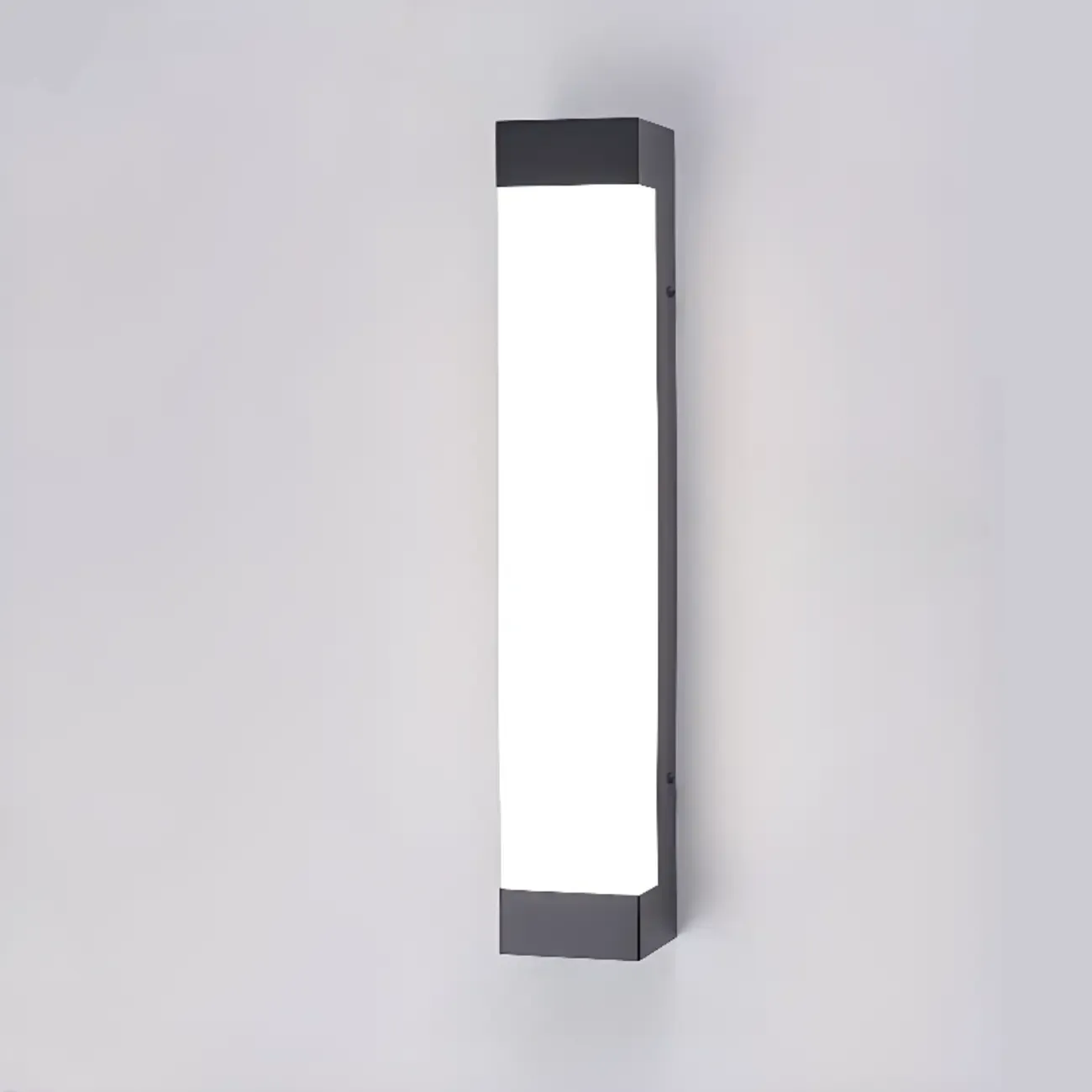 Third Gear Dimming Polymer Shade Outdoor Steel Wall Sconce Image - 8