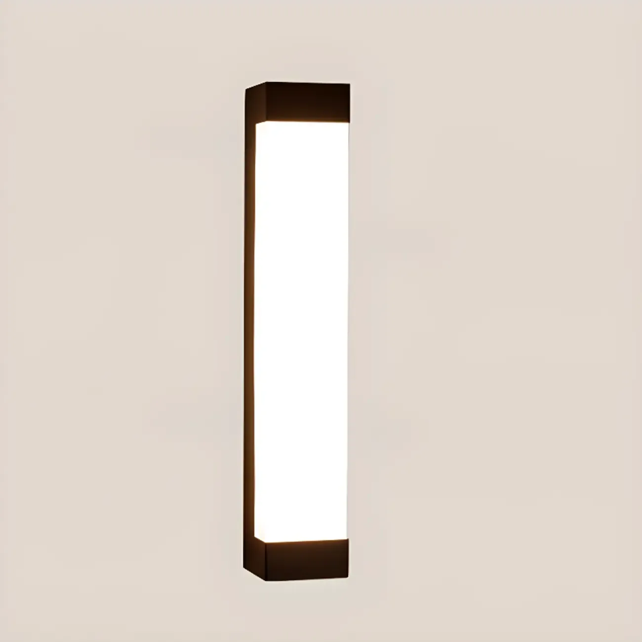 Third Gear Dimming Polymer Shade Outdoor Steel Wall Sconce Image - 17