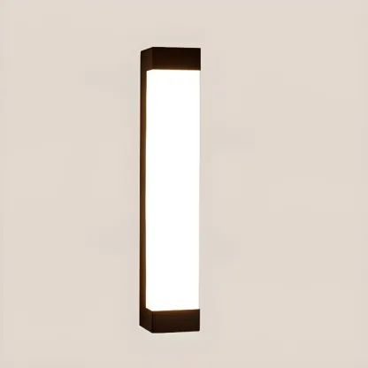 Third Gear Dimming Polymer Shade Outdoor Steel Wall Sconce Image - 17