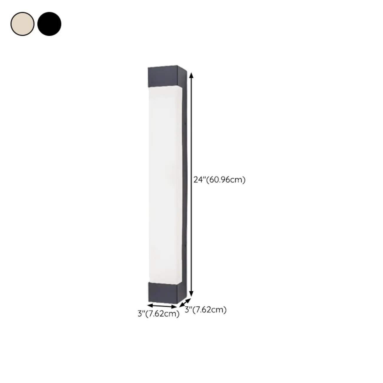 Third Gear Dimming Polymer Shade Outdoor Steel Wall Sconce Image - 19