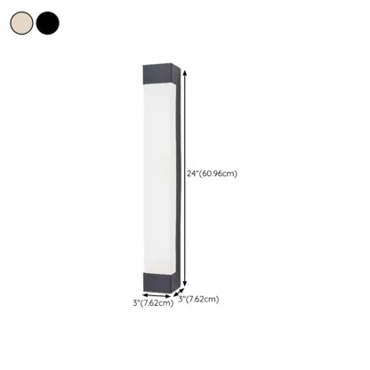 Third Gear Dimming Polymer Shade Outdoor Steel Wall Sconce Image - 19