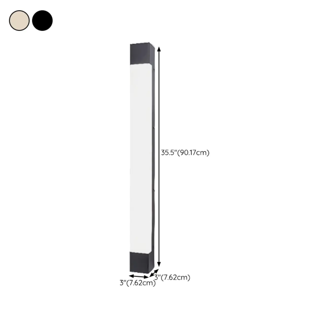 Third Gear Dimming Polymer Shade Outdoor Steel Wall Sconce Image - 20 | homeyfad