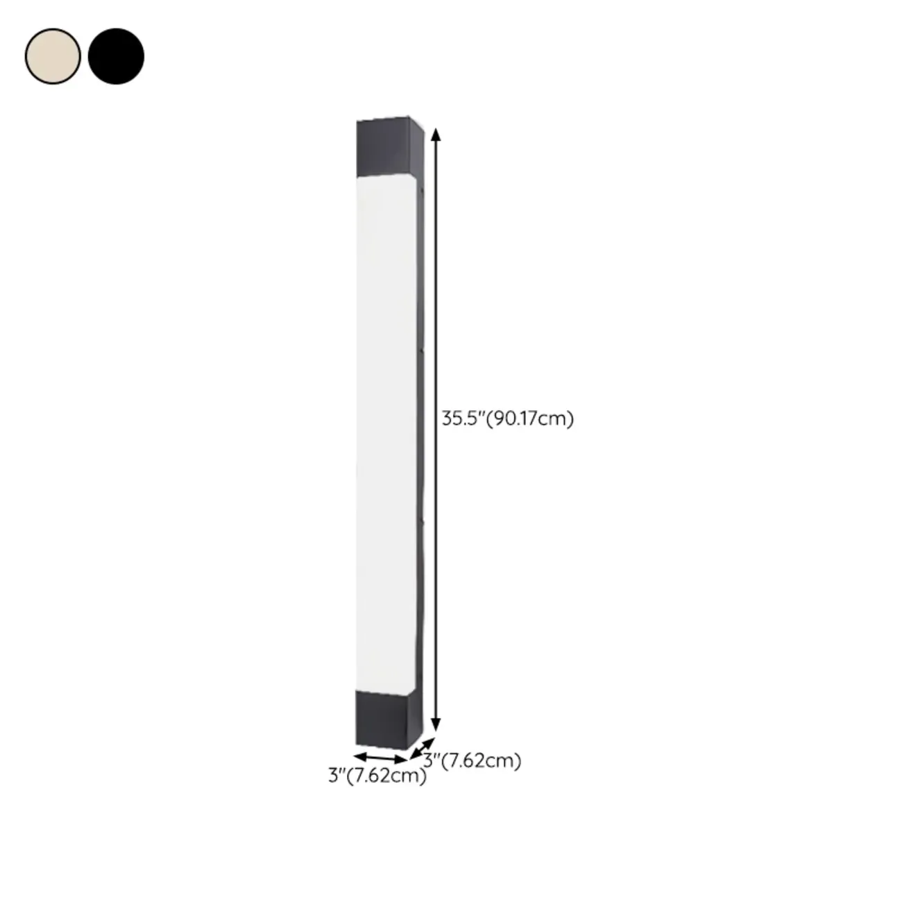 Third Gear Dimming Polymer Shade Outdoor Steel Wall Sconce Image - 20