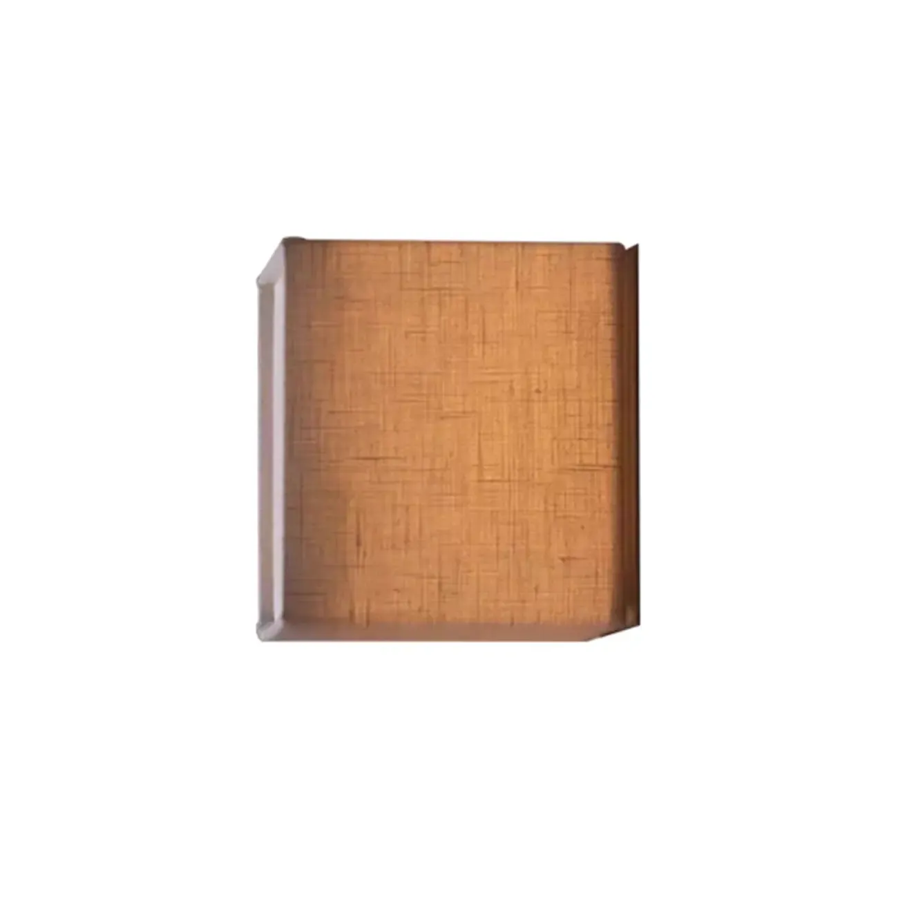 Ambient Cloth Shade Square Flush Mount Wall Sconce Image - 7
