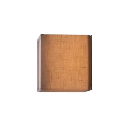 Ambient Cloth Shade Square Flush Mount Wall Sconce Image - 7