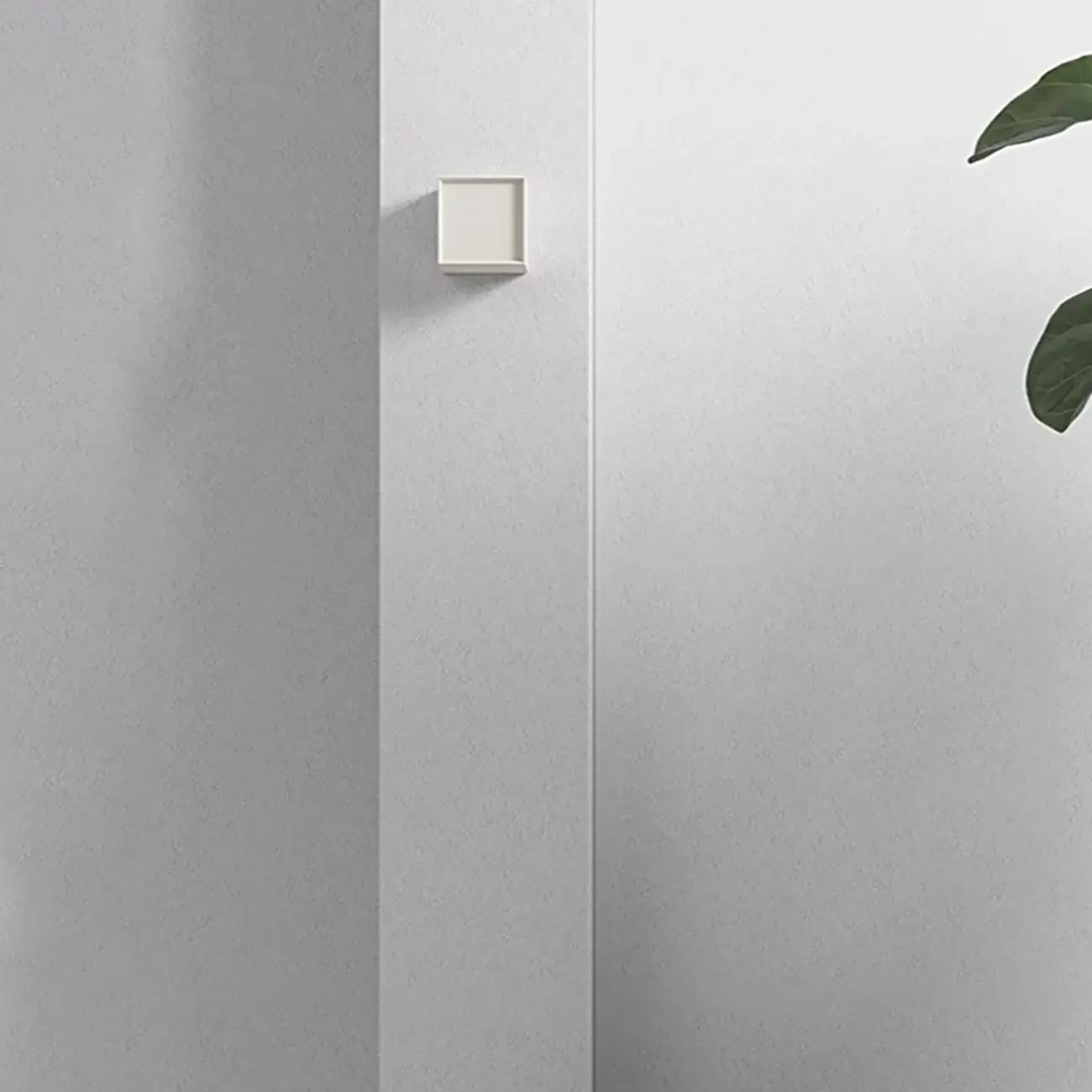 Ambient Cloth Shade Square Flush Mount Wall Sconce Image - 4 | homeyfad