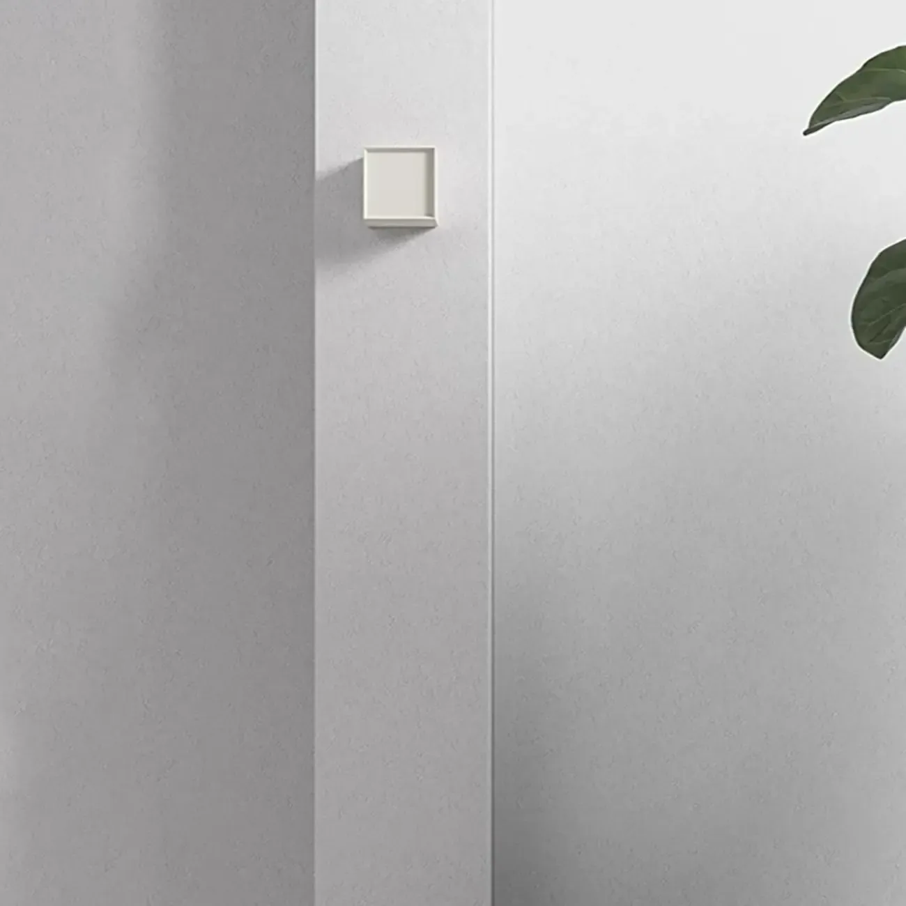 Ambient Cloth Shade Square Flush Mount Wall Sconce Image - 4