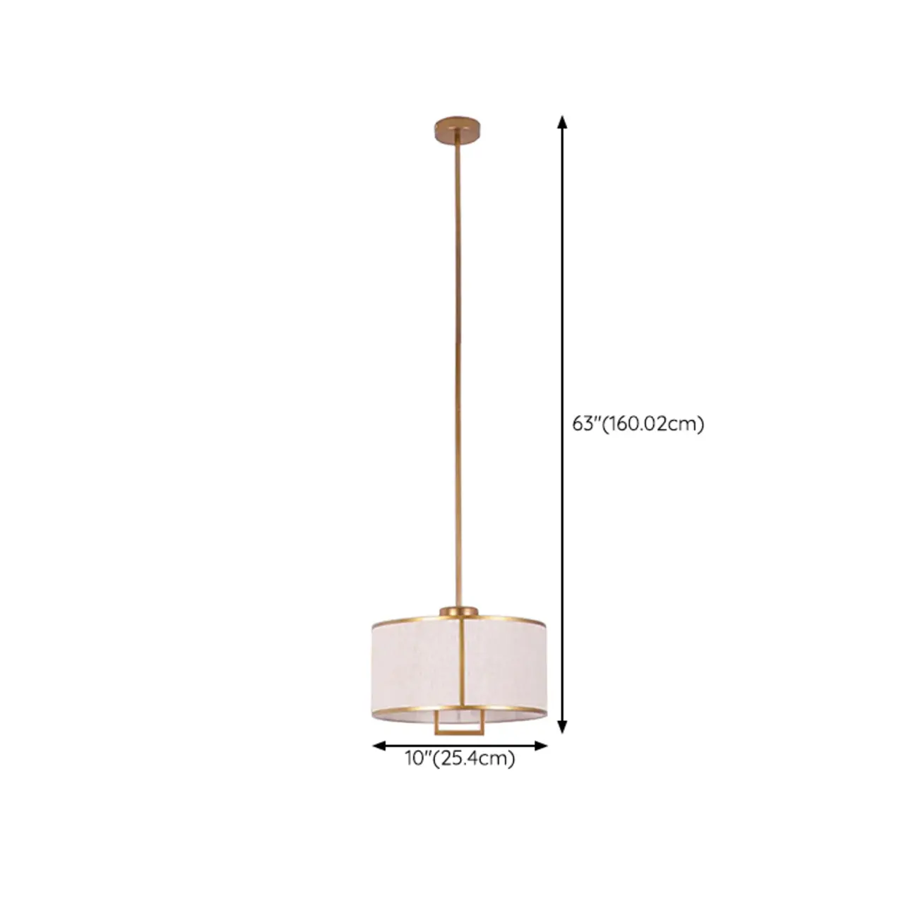 Downrods Elegant Ivory Cylinder Ceiling Light Indoor Hanging #size | homeyfad