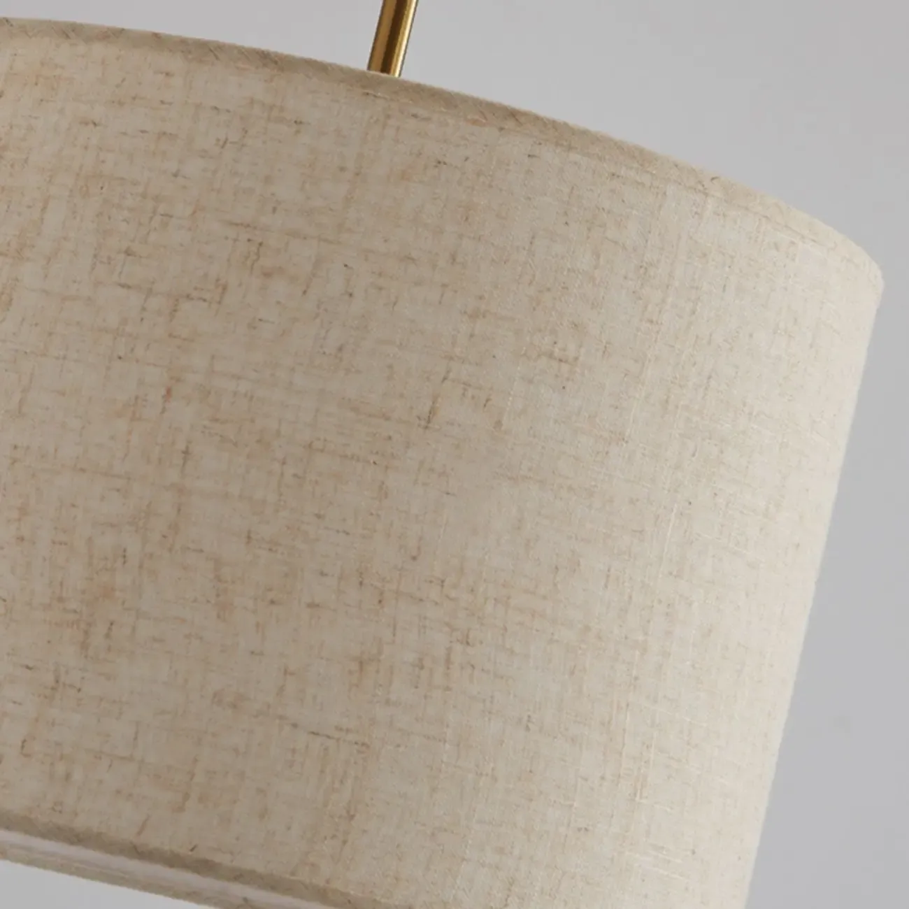 Modern Arc Floor Lamp with Metal Stand & Fabric Shade Image - 10